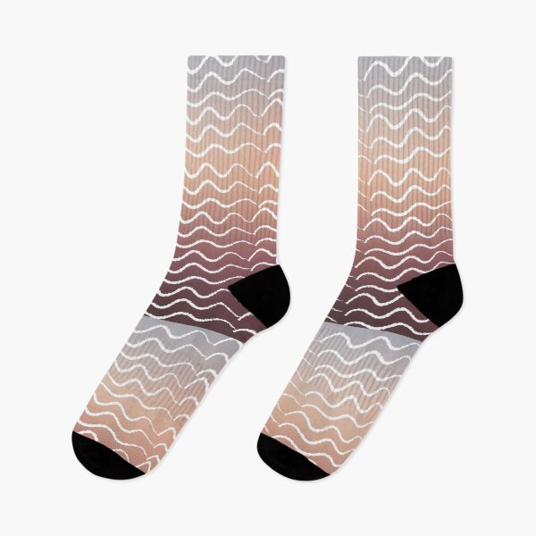Item preview, Waves, Orange, Brown pattern designed and sold by gabriellasto.