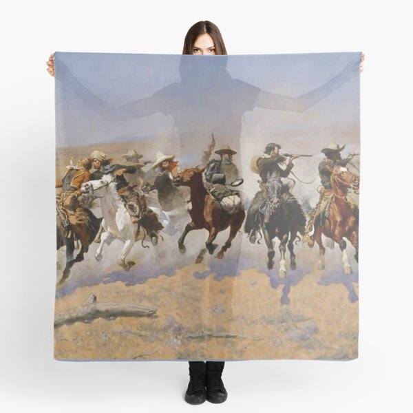 Item preview, “Dash For the Timber” by Frederick Remington designed and sold by PatricianneK.