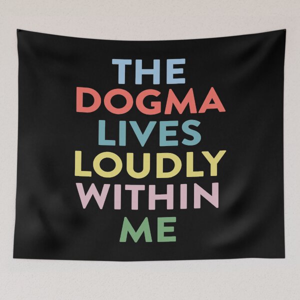 Item preview, The dogma lives loudly within me retro tshirt designed and sold by KGN  CREATIVITY.