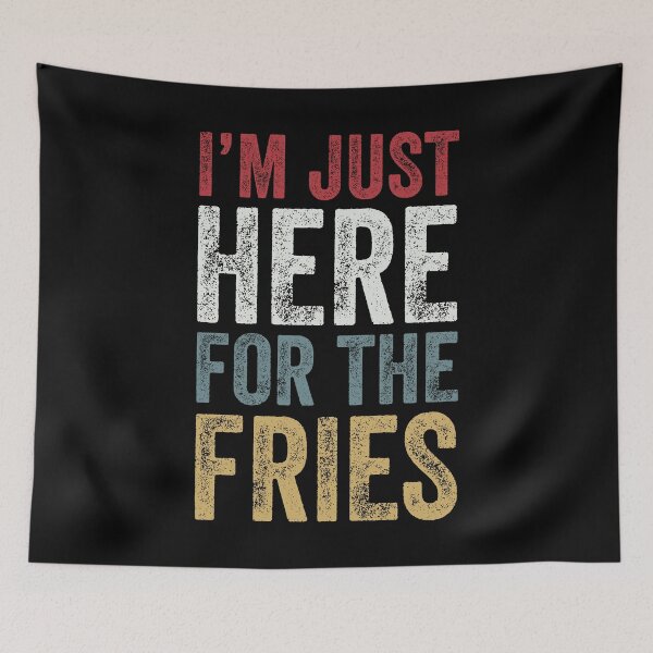 Item preview, I'm Just Here For The Fries French Fry Lover Vintage designed and sold by MagicBoutique.
