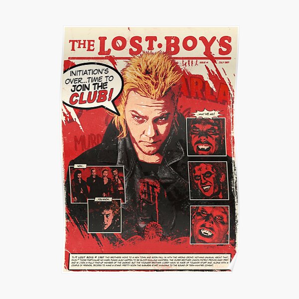 The Lost Boys Comic Poster