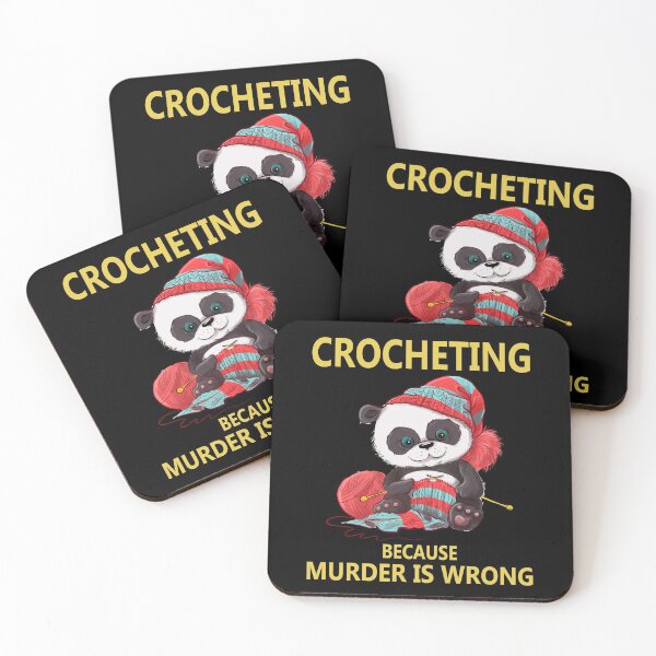 Item preview, Crocheting Because Murder Is Wrong designed and sold by rdn123.