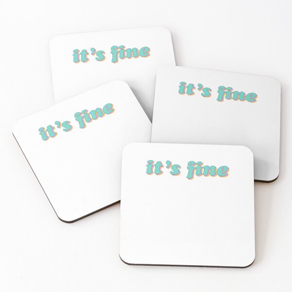 Item preview, It's Fine Retro Motivation Colorful designed and sold by sharedipmemes.