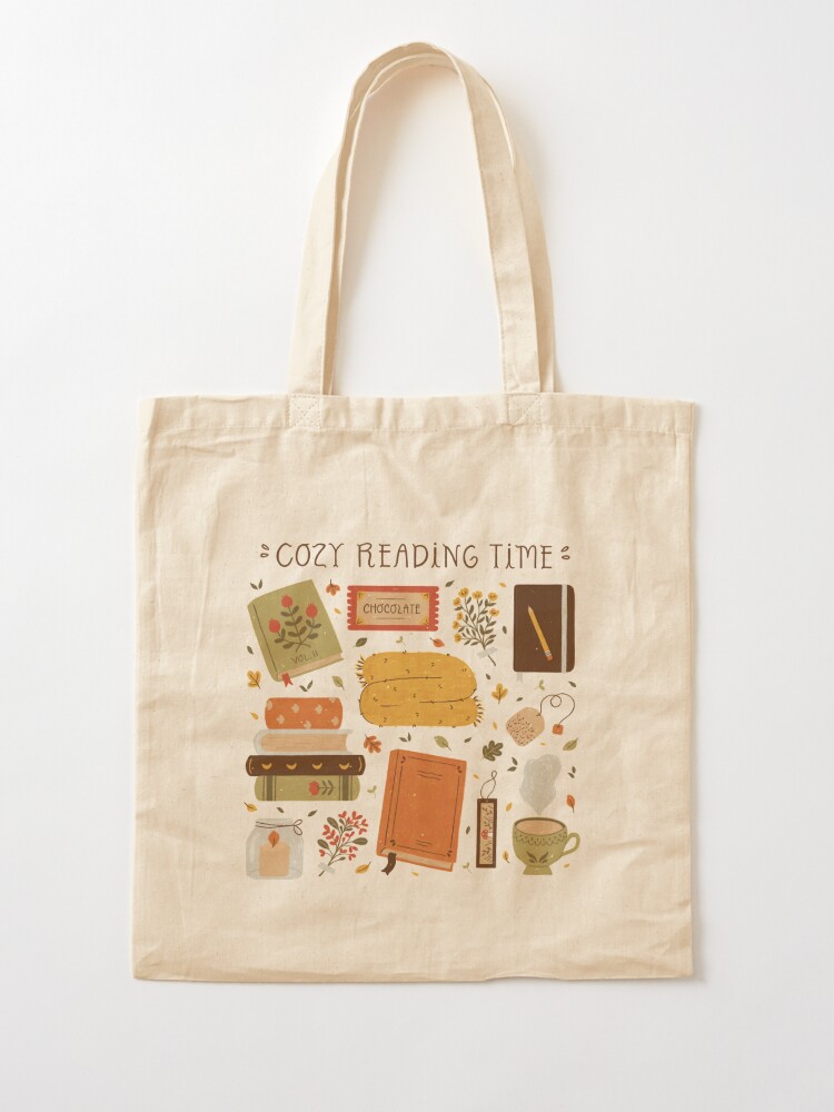 Alternate view of Cozy Reading Time Tote Bag