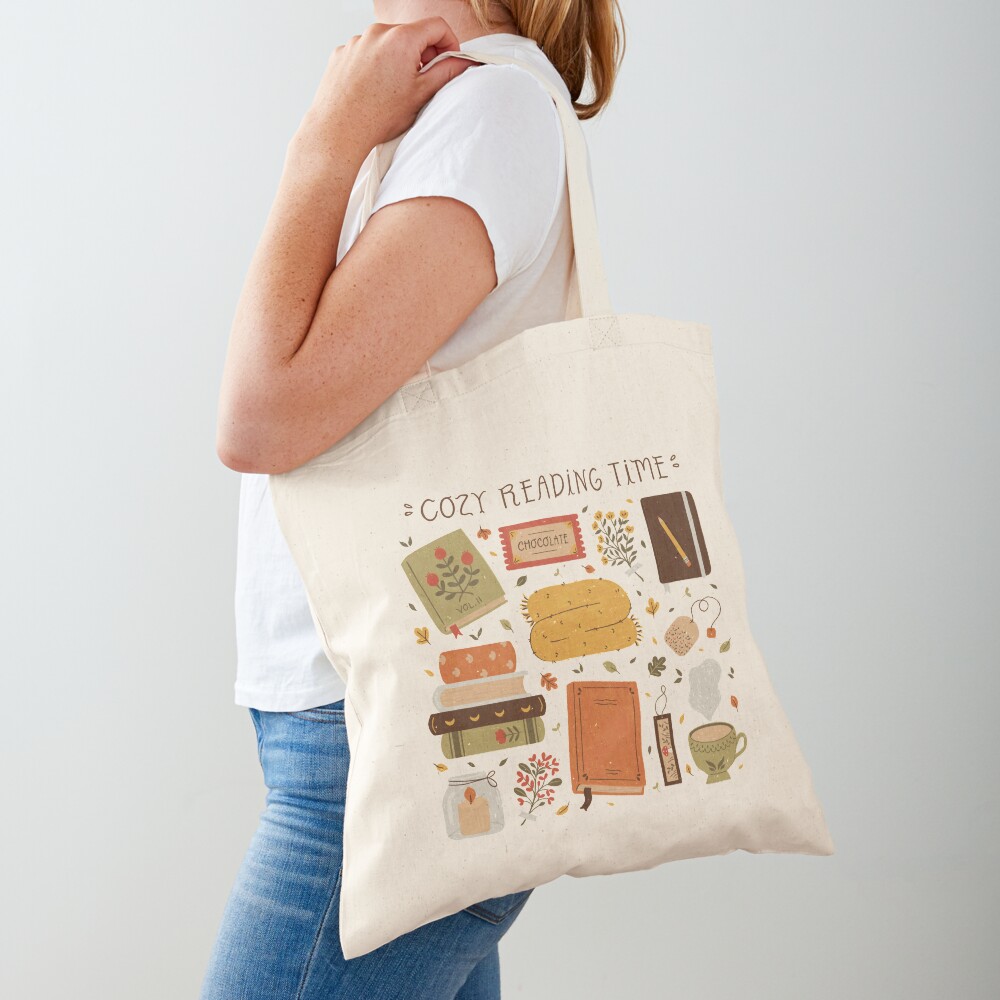 Cozy Reading Time Tote Bag