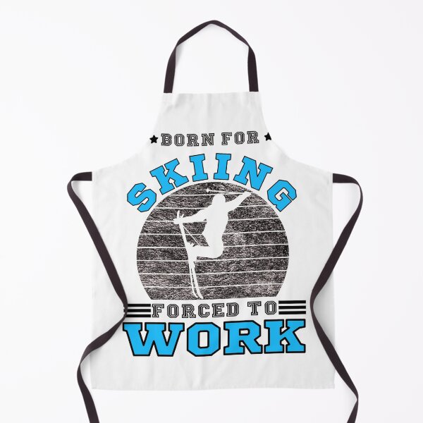 Item preview, skiier saying - skiing retro designed and sold by pirminio.