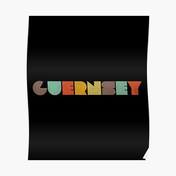 Guernsey Vintage Poster
