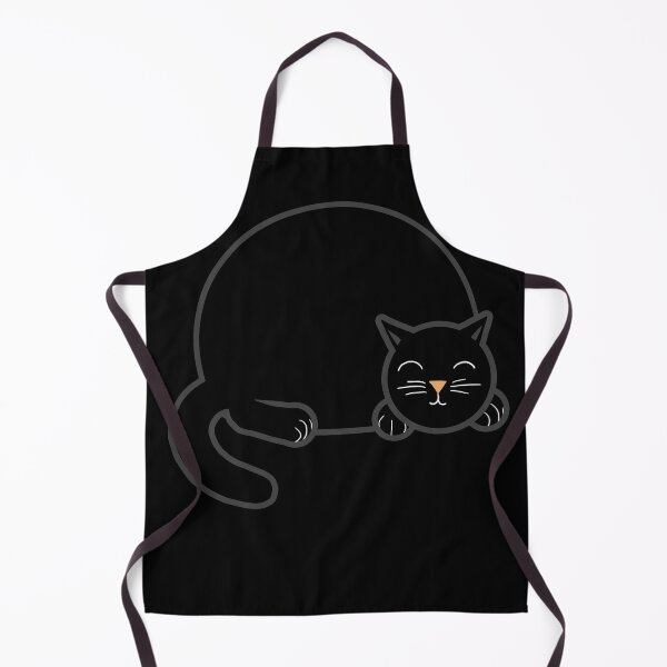 Item preview, Sleeping Chubby Kitty - Black designed and sold by KristalStittle.