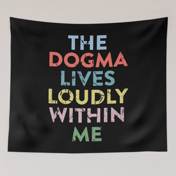 Item preview, The dogma lives loudly within me retro distracted tshirt designed and sold by KGN  CREATIVITY.