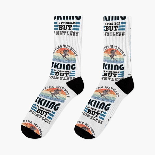 Item preview, vintage skiing design - ski saying designed and sold by pirminio.