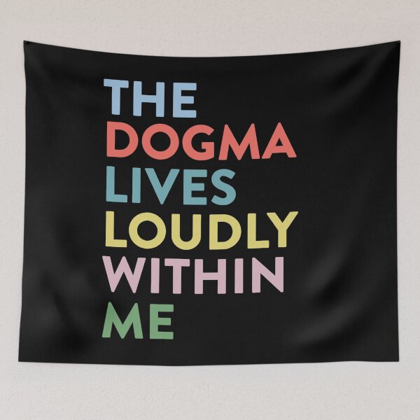 Item preview, The dogma lives loudly within me retro tshirt designed and sold by KGN  CREATIVITY.