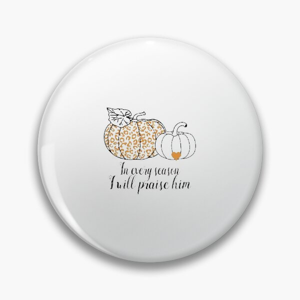 Item preview, In Every Season I Will Praise Him Leopard Pumpkin Halloween Faith Christian Gifts designed and sold by clothesy7.
