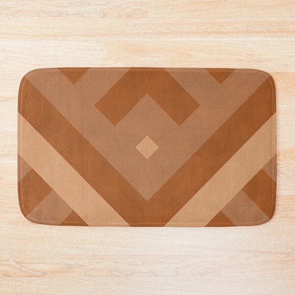 Item preview, Boho, Faux Suede, Geometrical Art, Terracotta designed and sold by meggydesigns.