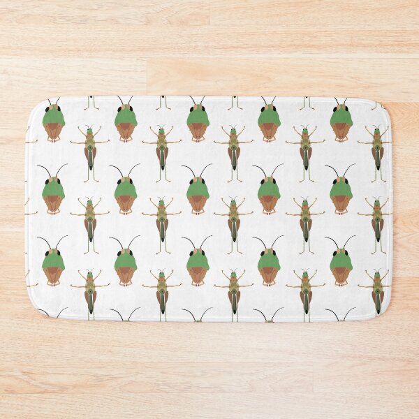 Item preview, Pattern of green grasshoppers and locusts designed and sold by AzamatFantasy.