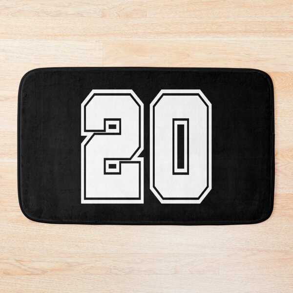 Item preview, 20 shirt number college style football soccer designed and sold by GeogDesigns.