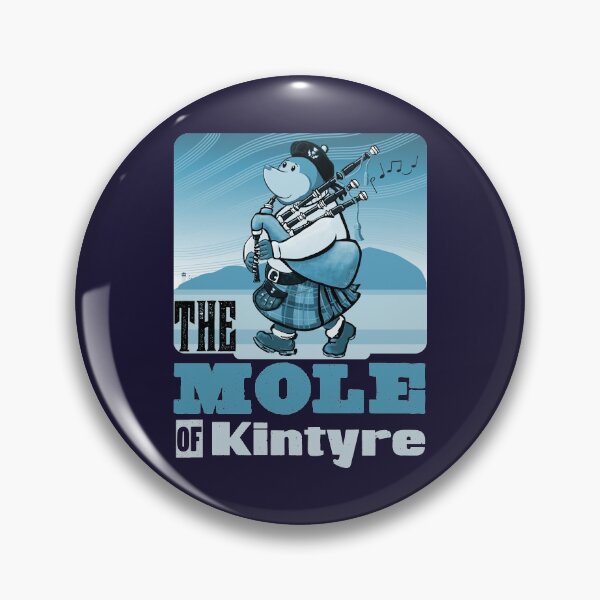 Item preview, Bagpipe Playing Mole Of Kintyre Pipe Band designed and sold by brodyquixote.