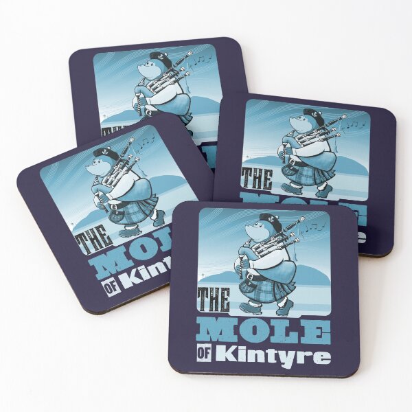 Item preview, Bagpipe Playing Mole Of Kintyre Pipe Band designed and sold by brodyquixote.