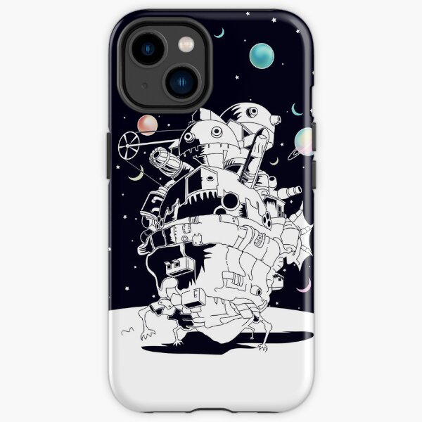 Château dans une nuit étoilée Coque antichoc iPhone