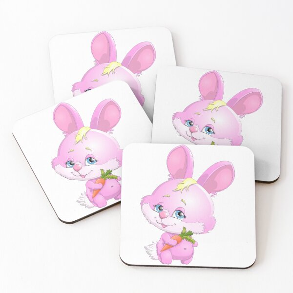 Item preview, Cute Carrot Pattern Rabbit-sticker designed and sold by kingdom-designs.
