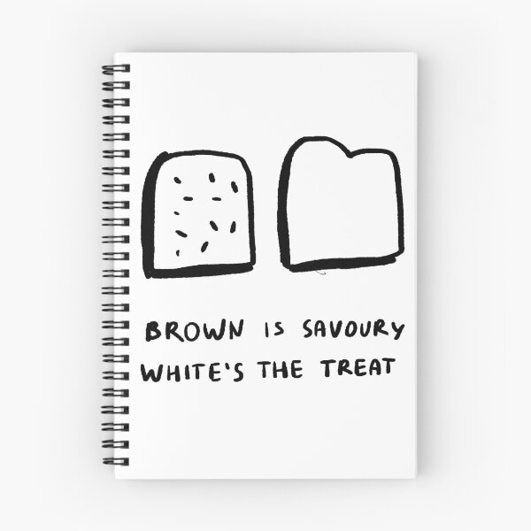 Item preview, Brown is Savoury, White's the Treat designed and sold by 4naans.
