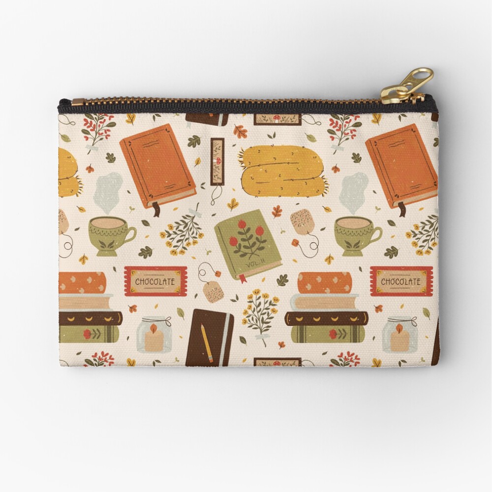 Cozy Reading Time Zipper Pouch