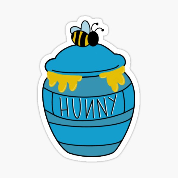 Hunny Pot Sticker for Sale by Rowan McDonald