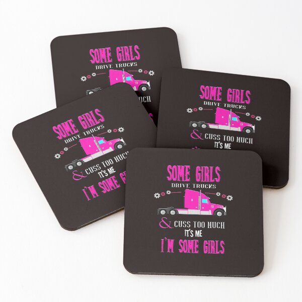 Item preview, Some Girls Drive Trucks designed and sold by GraceBrandedCo.