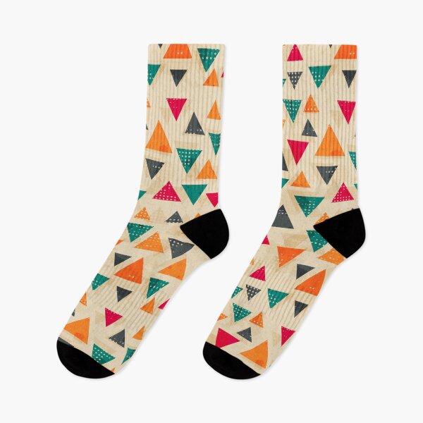 Item preview, Vintage Colored triangle pattern designed and sold by Ethiyo.
