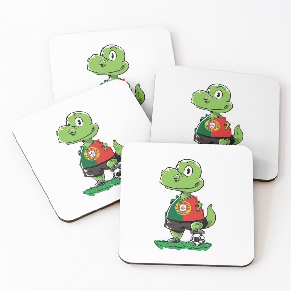 Item preview, Soccer Dinosaur - Portugal designed and sold by iHeartDinosaurs.