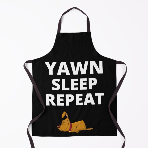Item preview, Yawn Sleep Repeat Dog Funny Quote designed and sold by APrettyView.