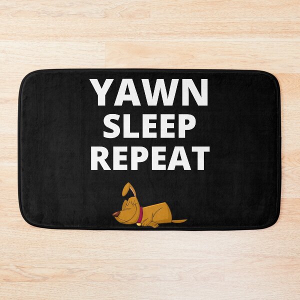 Item preview, Yawn Sleep Repeat Dog Funny Quote designed and sold by APrettyView.