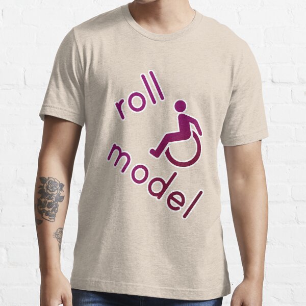 Roll Model - Disability Tees - in purple Essential T-Shirt