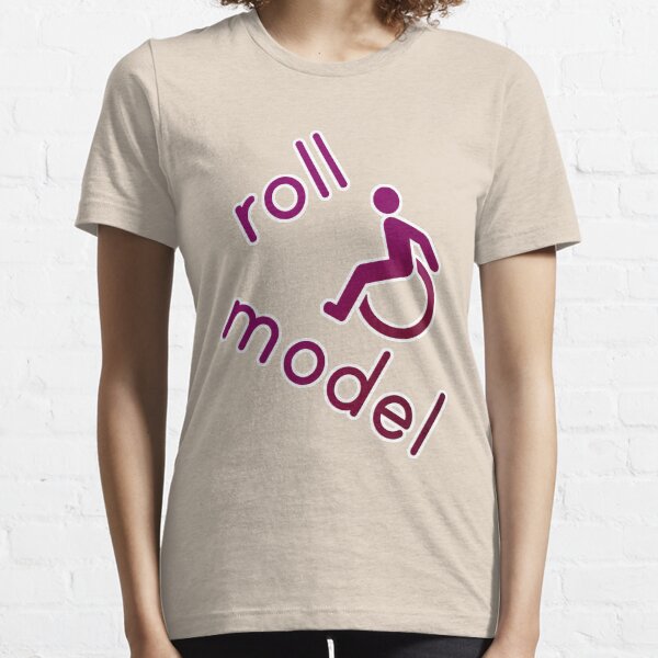 Roll Model - Disability Tees - in purple Essential T-Shirt