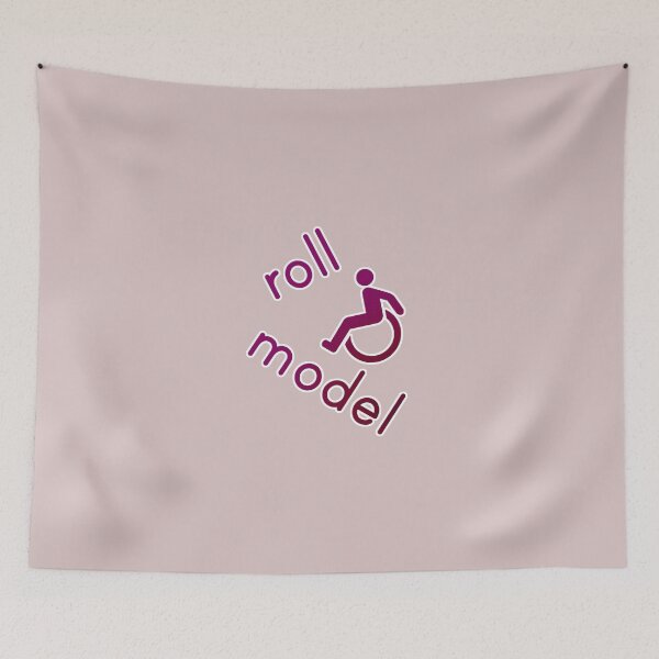 Item preview, Roll Model - Disability Tees - in purple designed and sold by incurablehippie.