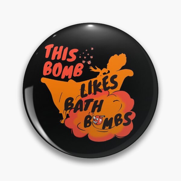 Item preview, This bomb likes bath bombs -Bathtub day design designed and sold by wingdingr.