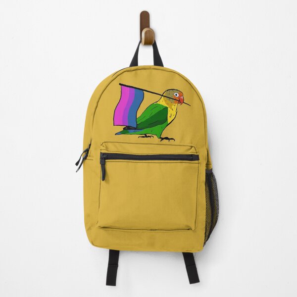 Item preview, Pride parrots - bisexual lovebird designed and sold by RossMakesArt.