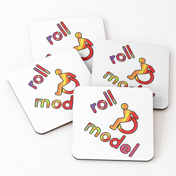 Item preview, Roll Model - Disability Tees - in bright colours designed and sold by incurablehippie.