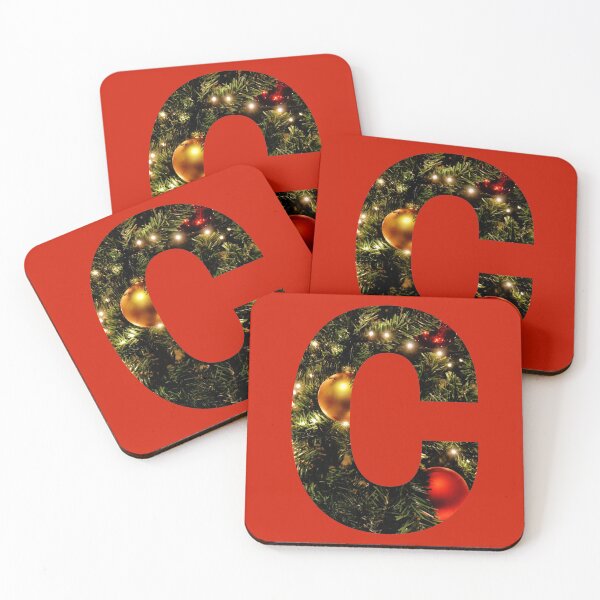 Item preview, Christmas Tree Letter C designed and sold by LiveAndGlow.