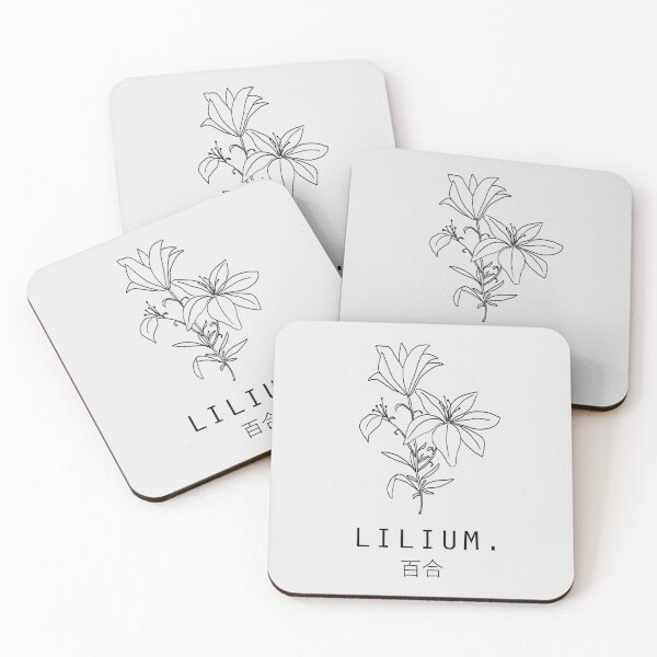 Item preview, Lilium "Yuri" Japanese Minimalist/Simple Art designed and sold by Neroaida.
