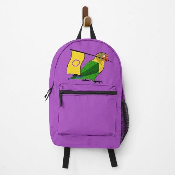 Item preview, Pride parrots - intersex lovebird designed and sold by RossMakesArt.
