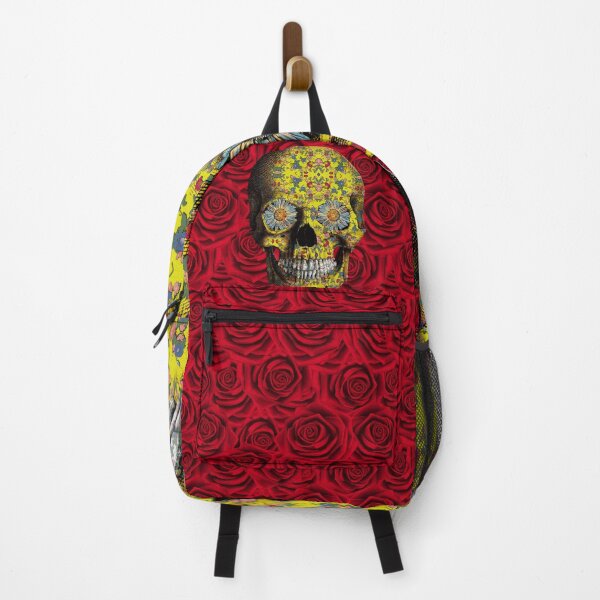 Item preview, Yellow Floral Skull V2 designed and sold by Diego-t.