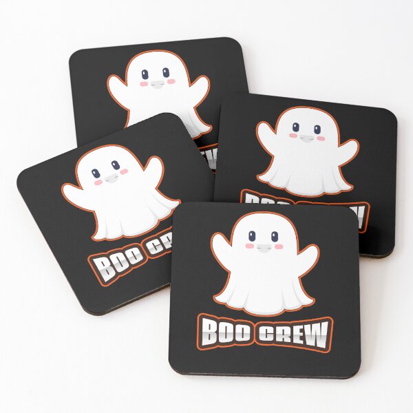 Item preview, Boo Crew Halloween Kawaii Ghost designed and sold by ZiesMerch.