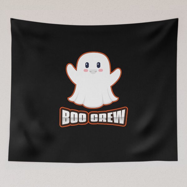 Item preview, Boo Crew Halloween Kawaii Ghost designed and sold by ZiesMerch.