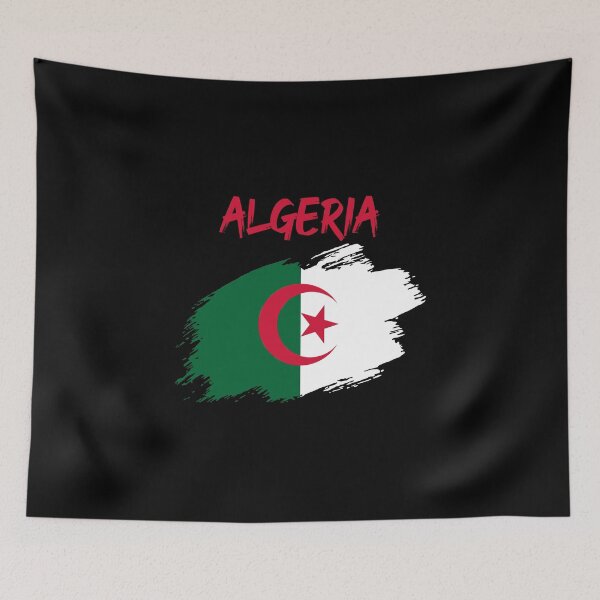 Item preview, Algeria Algerian flag flag designed and sold by GeogDesigns.