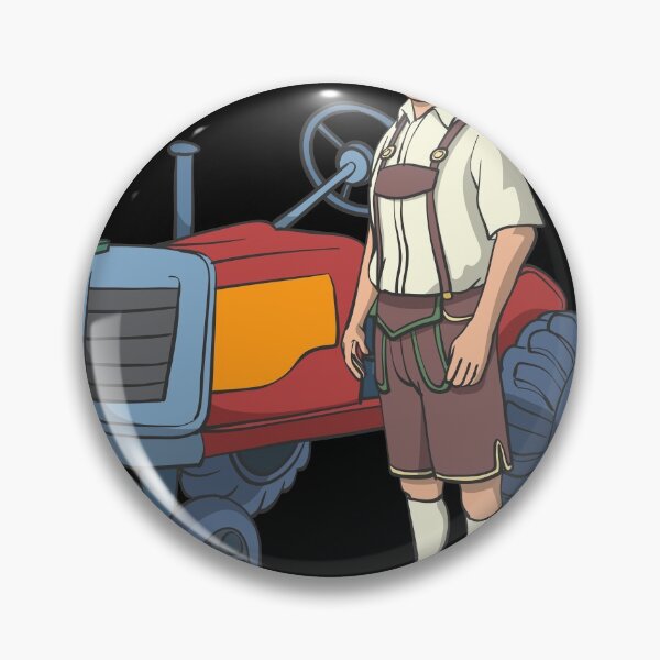 Item preview, Bavarian farmer in Lederhose tractor designed and sold by Monkey Ful.