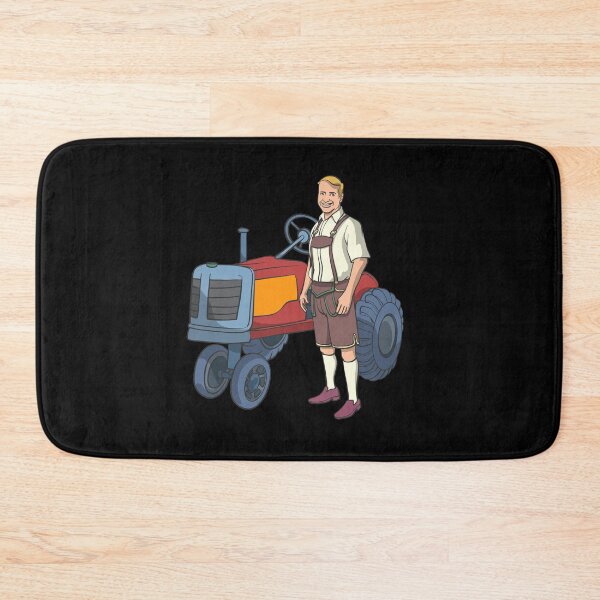 Item preview, Bavarian farmer in Lederhose tractor designed and sold by Monkey Ful.
