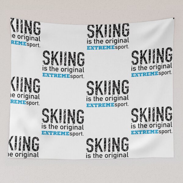 Item preview, skiier retro saying - provocation  designed and sold by pirminio.