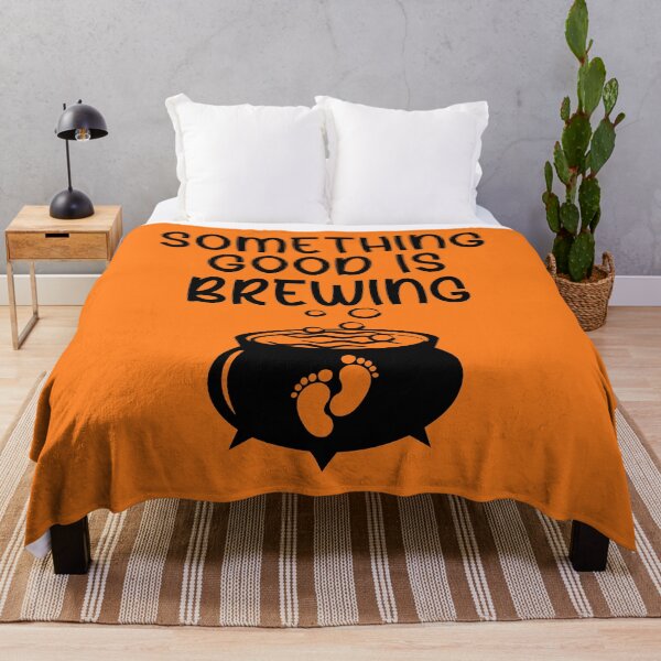 Item preview, Something Good Is Brewing Halloween Pregnancy Announcement designed and sold by Mariano Topno.