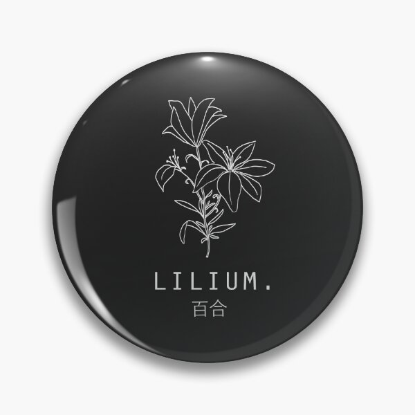 Item preview, Lilium "Yuri" Japanese Minimalist/Simple Art (Black) designed and sold by Neroaida.
