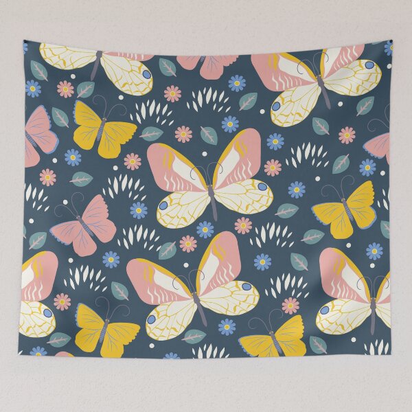 Item preview, Butterflies and flowers designed and sold by PINK BANANA.